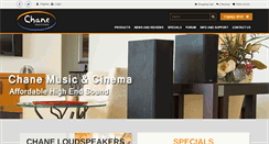 Desktop Screenshot of chanemusiccinema.com
